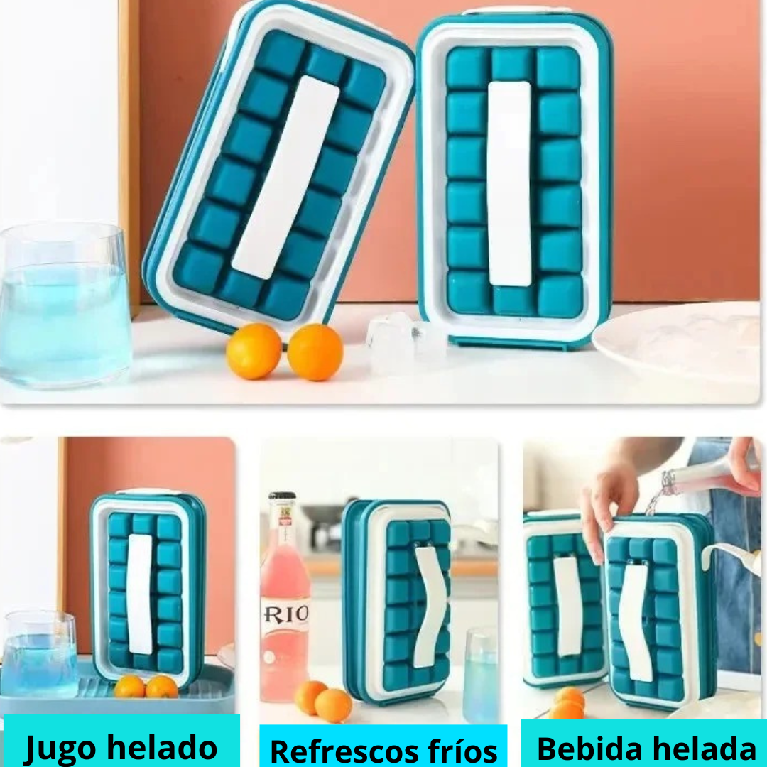 Hielera De Cubos De Hielo Portatil