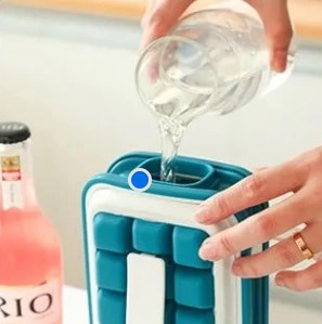 Hielera De Cubos De Hielo Portatil